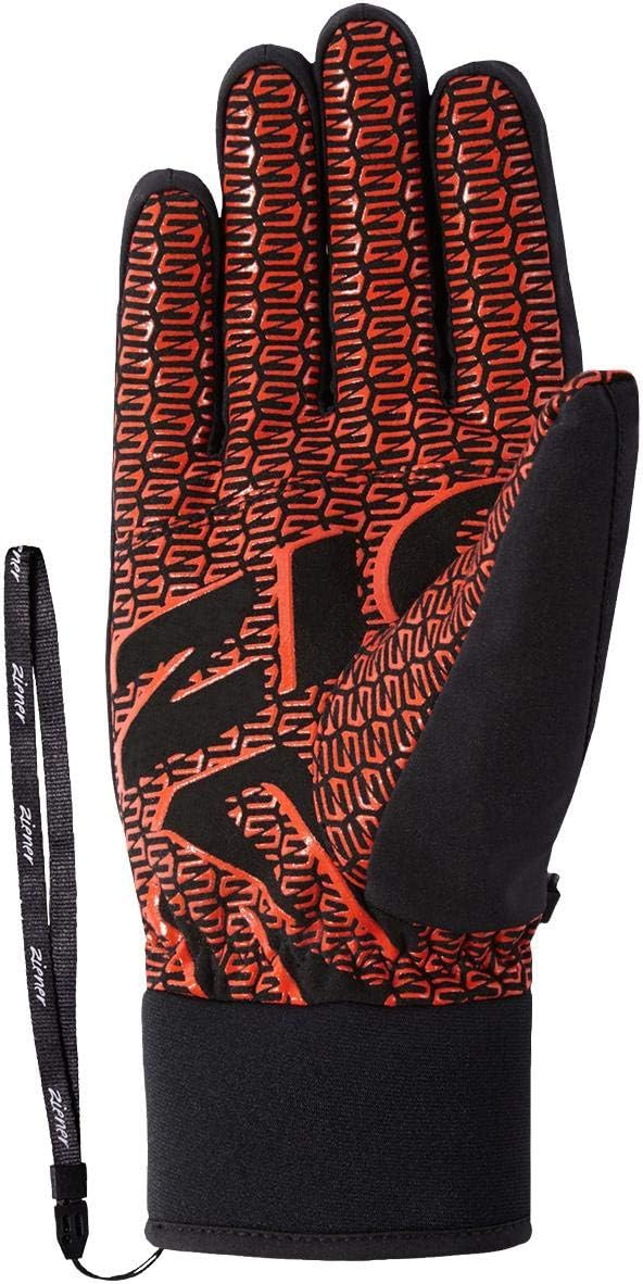 Ziener Garim As Ski-Handschuhe/Wintersport, Wasserdicht, Atmungsaktiv 34 Orange Spice, 34 Orange Spi