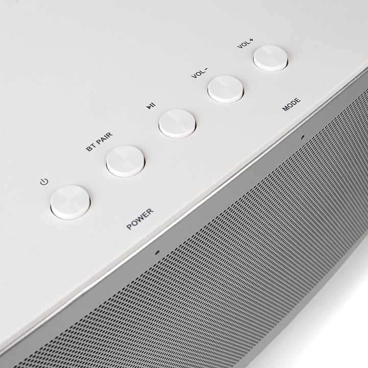MR 100 Designlautsprecher | Schnurloser Multiroom Lautsprecher mit W-LAN Streaming | Aux In und Blue