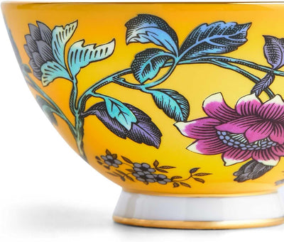 Wedgwood Wonderlust Bowl 4.3" Yellow Tonquin, Yellow Tonquin