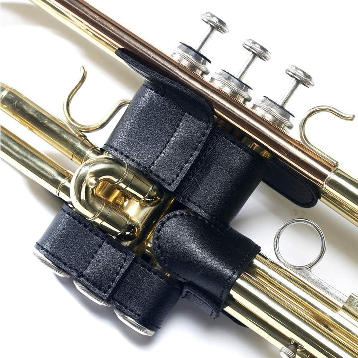 Pampet Gerader Dämpfer für Trompete, direkte Dämpfung Ventilschutz aus Leder für Trompeten. Trumpet