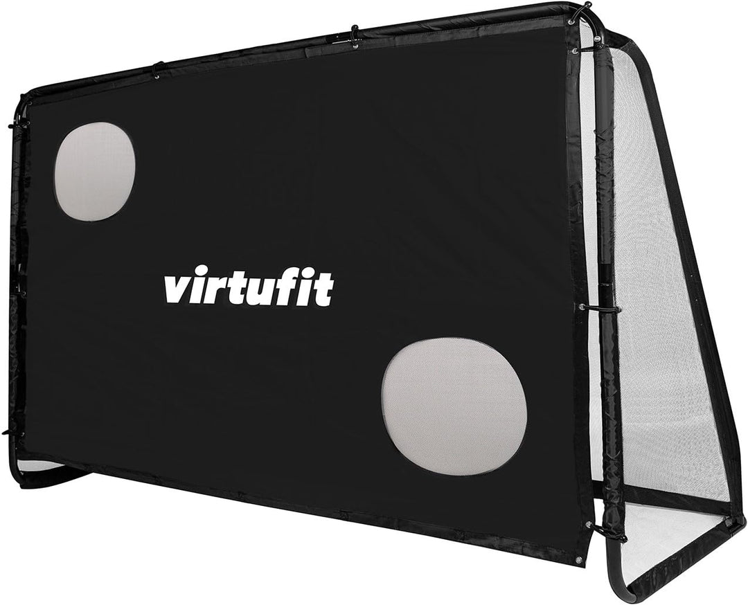 VirtuFit Fussballtor Serie – Robuste & Wetterfeste Tore mit Zielwand – Verschiedene Grössen für Kind