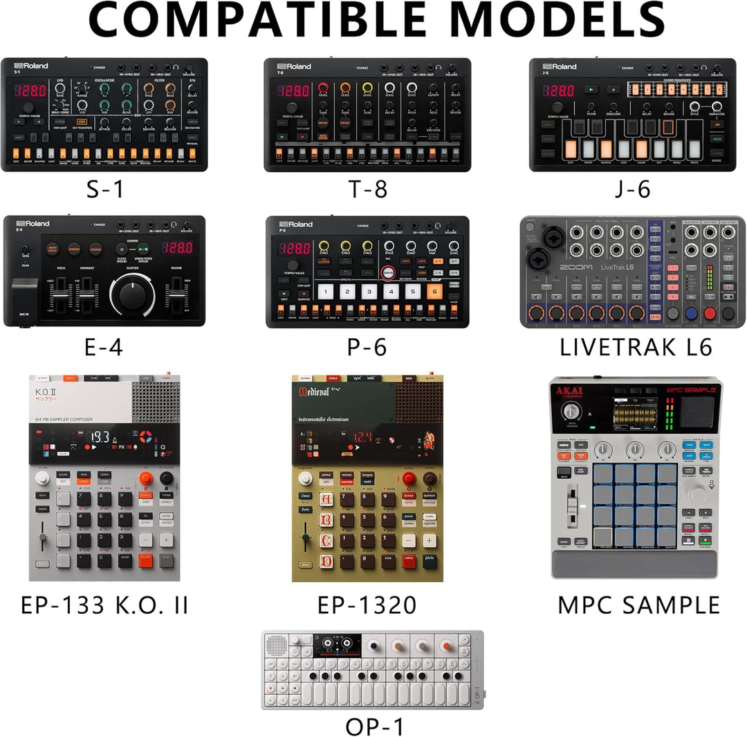 Synthesizer-Tasche der VNEX-Serie für den Heimweg,kompatibel mit Akai MPC Sample/Teenage Engineering