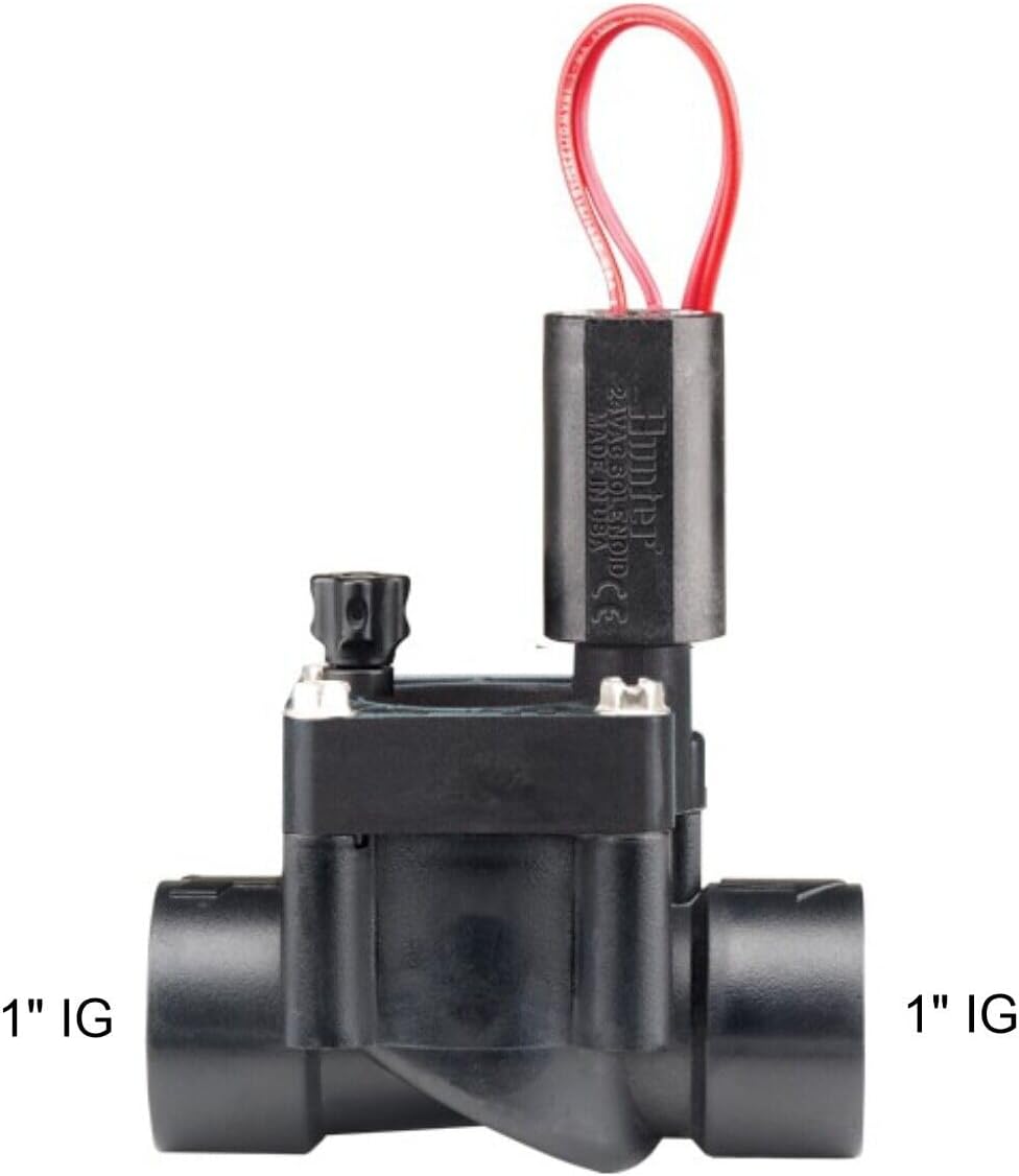 HUNTER Magnetventil PGV-100-G-B 1" IG mit PE Kupplung 25/32-1" AG Ventil Kugelventil ohne Durchfluss