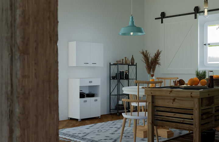Flex-Well Küchen-Hängeschrank UNNA - Oberschrank vielseitig einsetzbar - 2-türig - Breite 80 cm - We