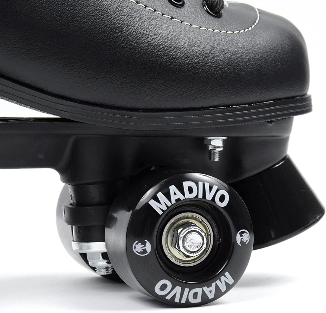 MADIVO Classic Damen Klassische Retro Rollschuhe | ABEC-7 Kugellager | Mädchen Roller Skates Inliner