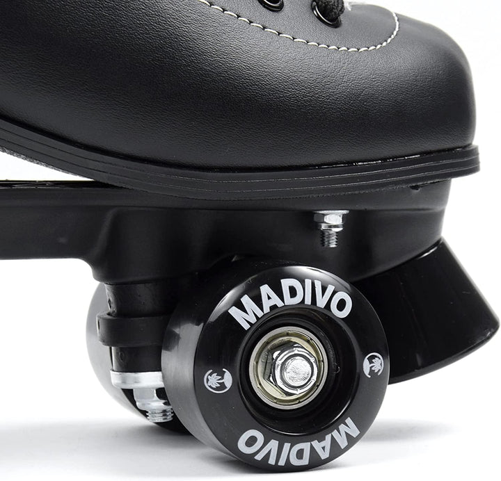 MADIVO Classic Damen Klassische Retro Rollschuhe | ABEC-7 Kugellager | Mädchen Roller Skates Inliner