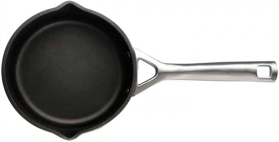 Le Creuset Aluminium-Antihaft Milchtopf, Ø 16 cm, Für alle Herdarten inkl. Induktion geeignet, Anthr