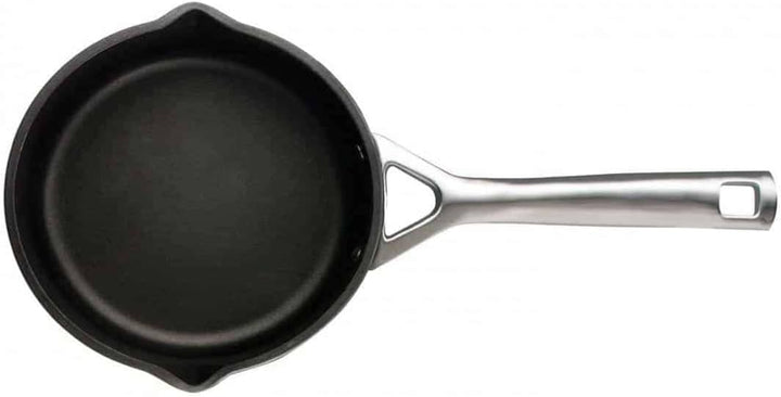 Le Creuset Aluminium-Antihaft Milchtopf, Ø 16 cm, Für alle Herdarten inkl. Induktion geeignet, Anthr