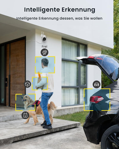 ieGeek 2K Überwachungskamera Aussen WLAN, PTZ Outdoor IP Kamera überwachung aussen, WiFi Dome Camera