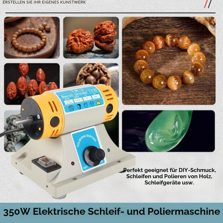 Poliermaschine Set 220 V 350 Watt Elektrische Schleifmaschine Poliermaschine für Schmuck Dental Dreh