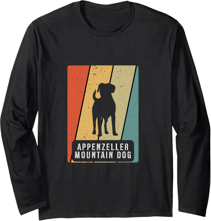 Appenzeller Mountain Dog Vintage Appenzeller Sennenhund Langarmshirt
