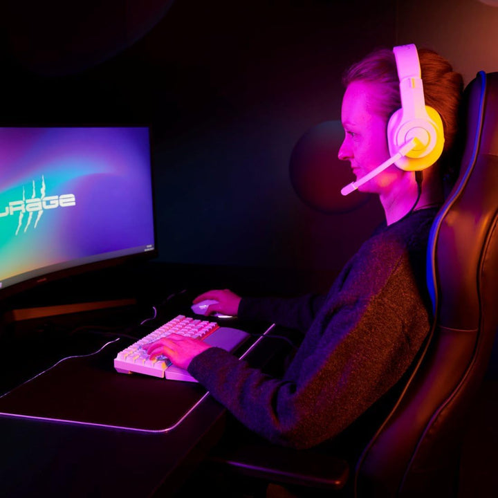uRage Gaming-Headset SoundZ 100 V2, kabelgebundene Multi-Plattform Kopfhörer für PS4/PS5/PC/Xbox/Lap