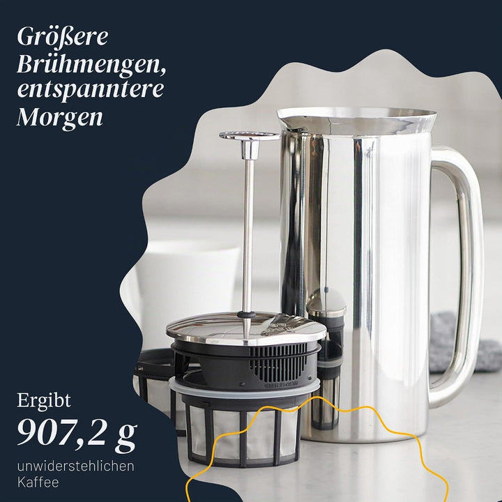 ESPRO – P7 French Press – doppelwandiger, isolierter Kaffee- und Teebereiter aus Edelstahl mit Mikro
