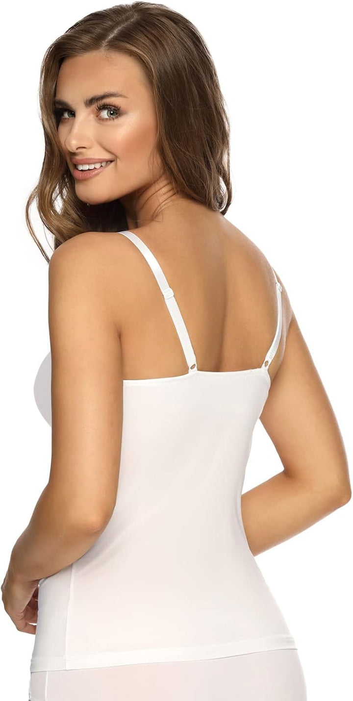 VIANIA! 2er Pack Spacer BH Hemd Carola 181514 75D Cream-weiss, 75D Cream-weiss