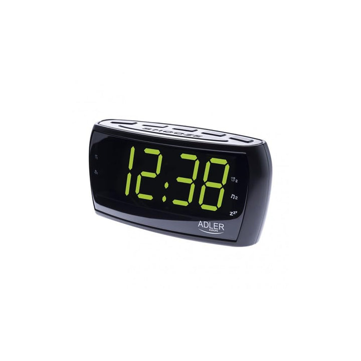 Radiowecker Uhrenradio Uhr Wecker AM/FM Radio Helligkeitsregler mit extra grossem Display Single, Si
