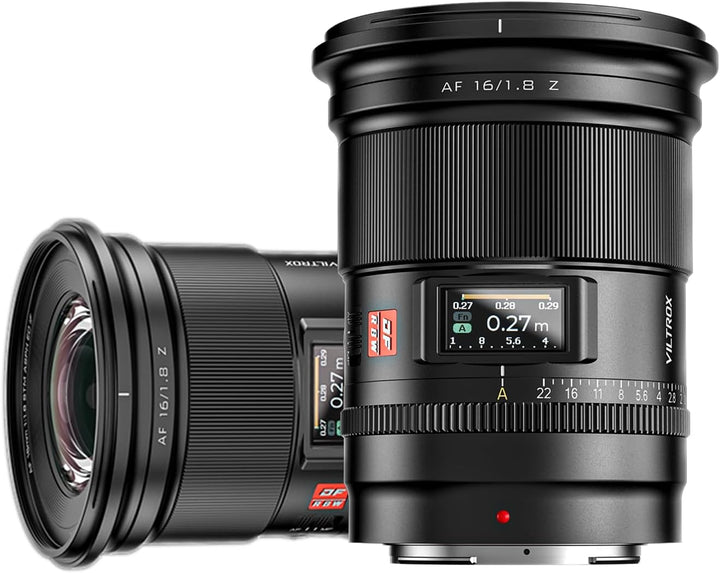 VILTROX 16mm F1.8 Vollformat Kameraobjektiv für Nikon Z Mount, grosse Blende, Weitwinkelobjektiv, in