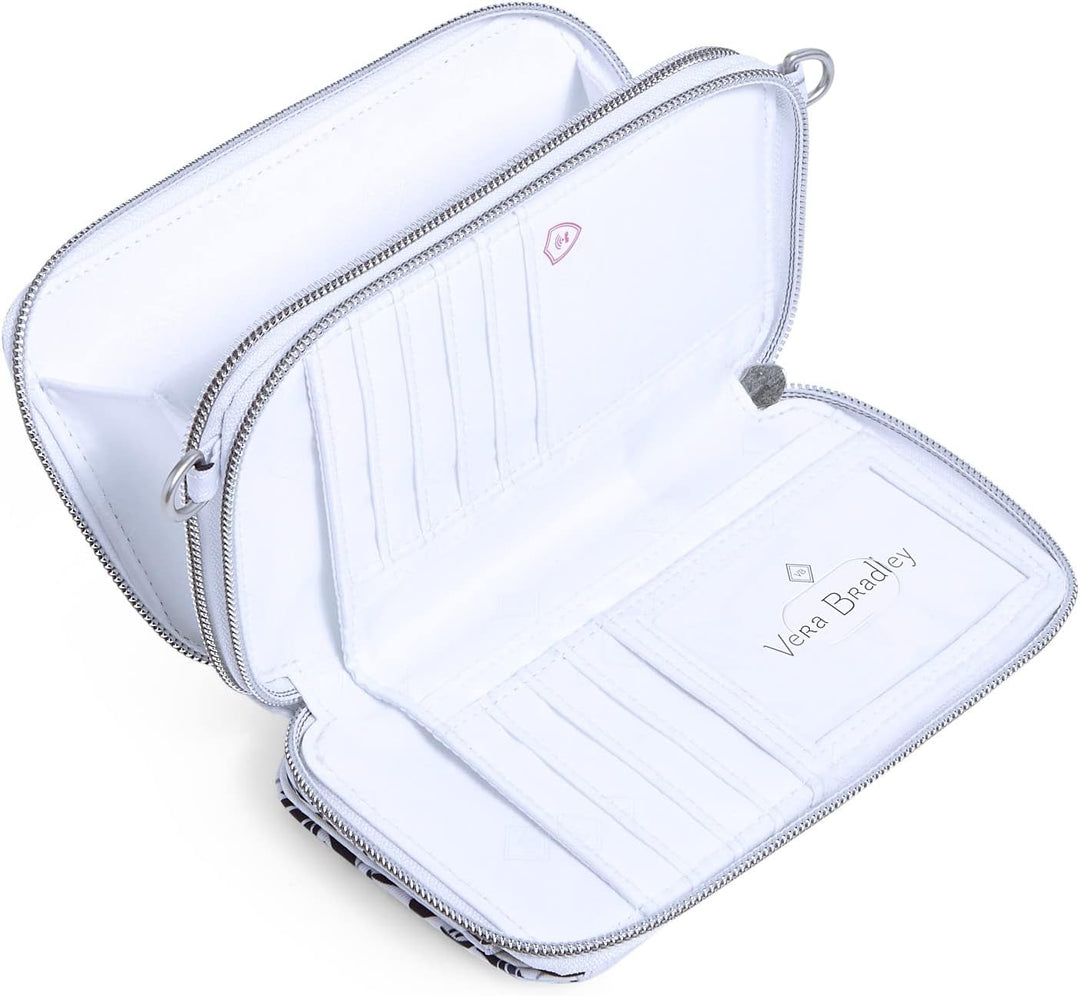 Vera Bradley Damen Performance Twill-umhängetasche mit Rfid-schutz Umhängetasche Einheitsgrösse Dämm
