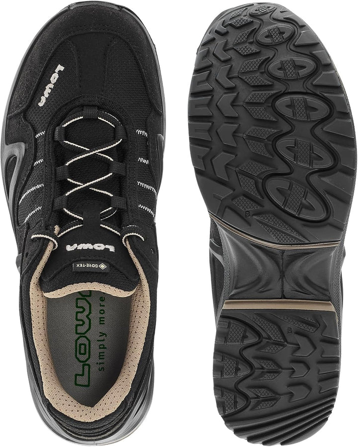 LOWA Halbschuh GORGON GTX [2024] 37 EU Schwarz Champag, 37 EU Schwarz Champag