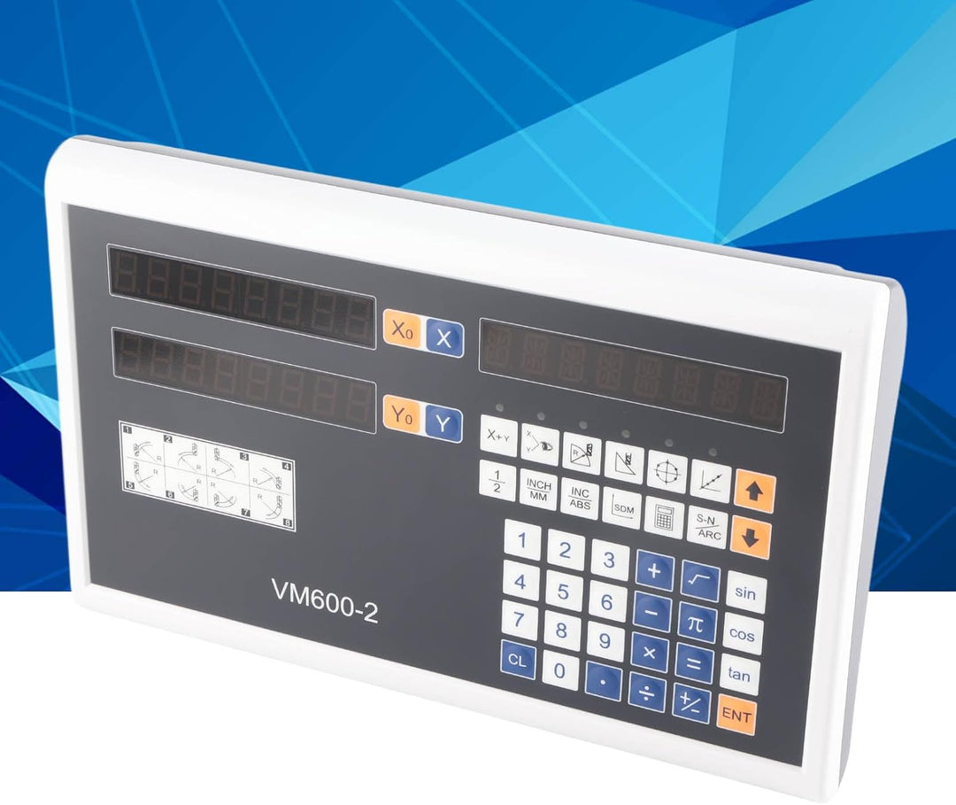2-Achsen-Digitalanzeige LCD-Hochpräzisions-Encoder, Teile mit linearer Bewegung Encoder mit Touch-Ta