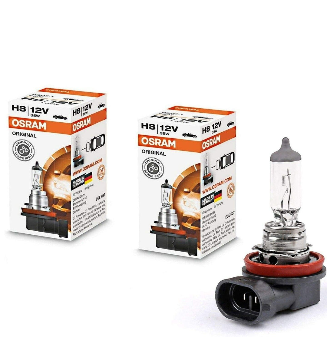 2x Osram H8 35W 12V 64212 Original Standard Weiss High Tech Ersatz Halogen Birne für Scheinwerfer, F