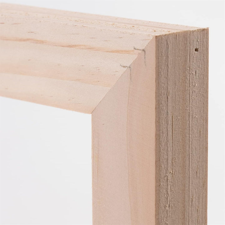 2 SCHATTENFUGENRAHMEN für KEILRAHMEN 30x30 cm | Schattenfugen Bilderrahmen für Leinwände auf Keilrah