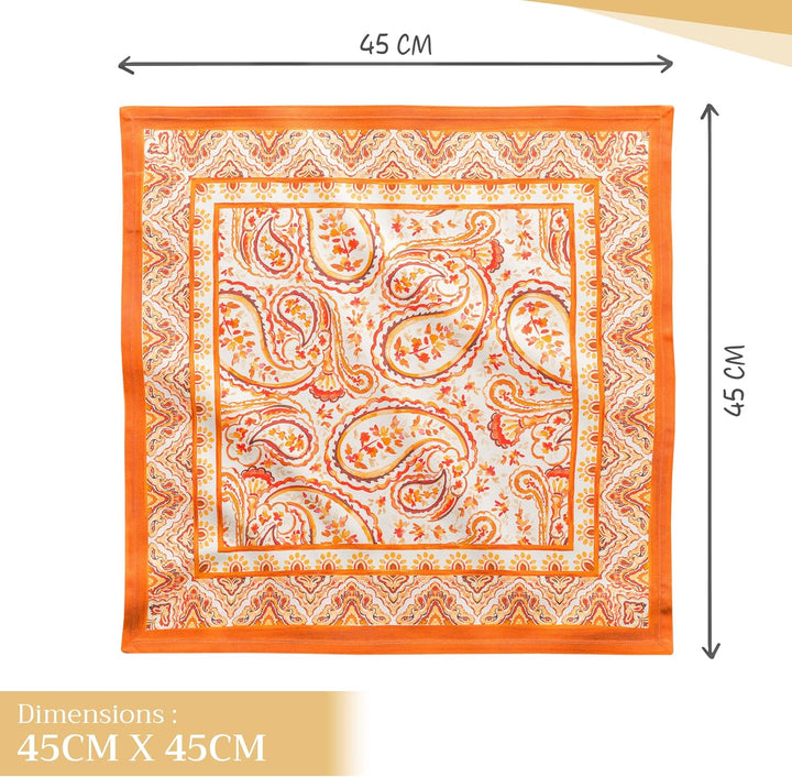 Maison d' Hermine Stoffservietten 4er Set aus 100% Baumwolle Wiederverwendbare Stoffservietten Weihn