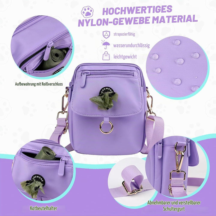 COOWONE wasserdichte Hundeleckerli-Tasche, Hundespaziergang Tasche, Leckerli-Tasche für Hunde, Hunde