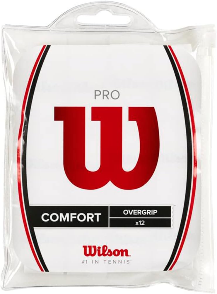 Wilson Griffband Pro Overgrip 12 Pack, Weiss