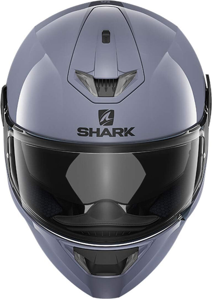 SHARK, Motorradhelm, Skwal 2, S01, XS | Schale aus eingespritztem thermoplastischen Harz Nardo grau