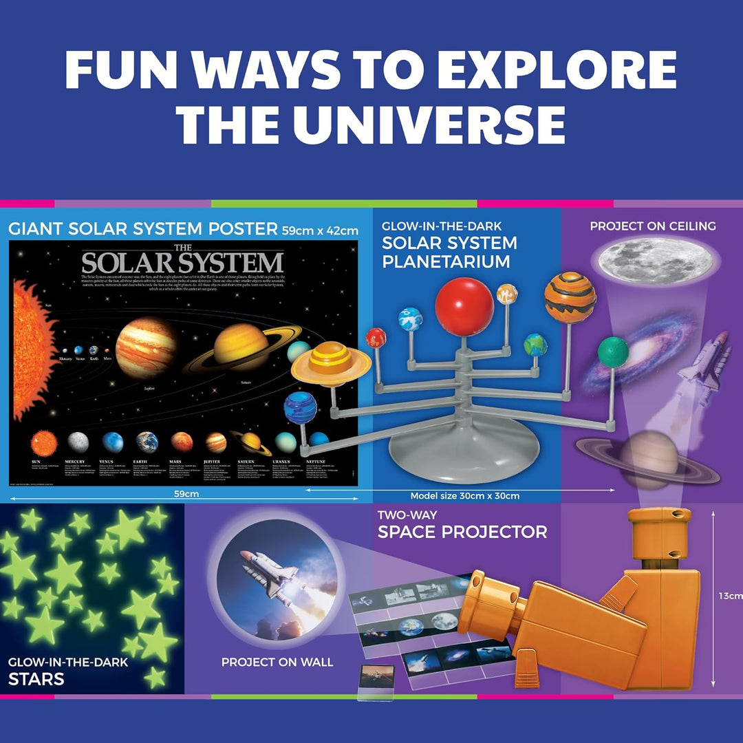 4M STEAM Powered Kids Space Exploration - Experimentierkasten Kinder ab 8 Jahre, Mint Lernspielzeug