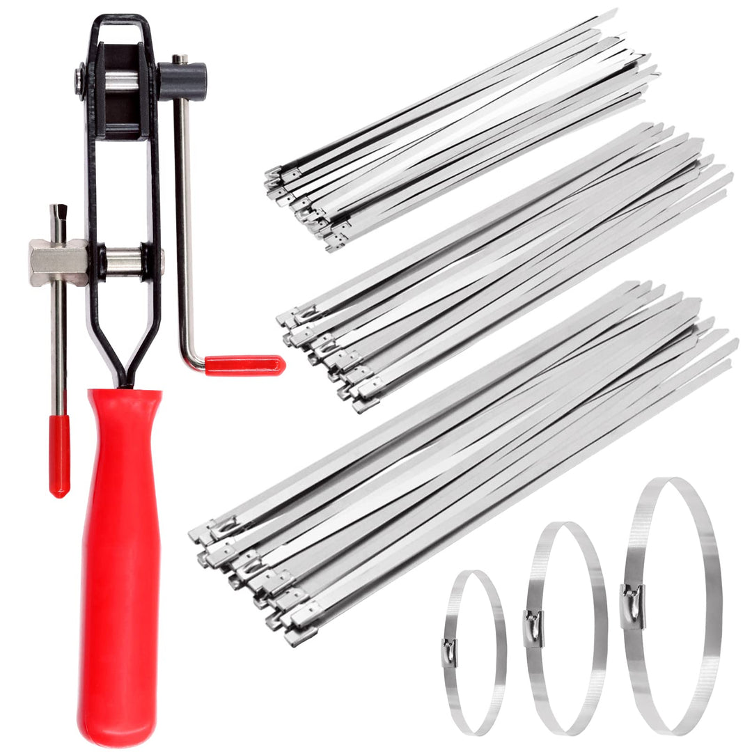 Swpeet 37 Stück 10,2 cm 20,3 cm 35,6 cm CV-Gelenk-Ohrklemme Banding Boot Clamp Werkzeug mit Edelstah