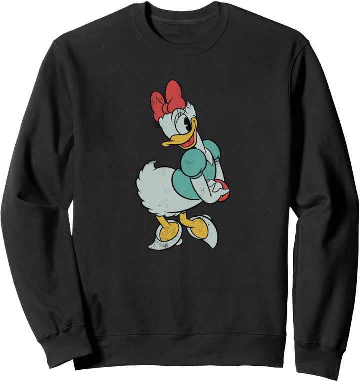 Disney Mickey and Friends Classic Daisy Duck Sweet Pose Sweatshirt