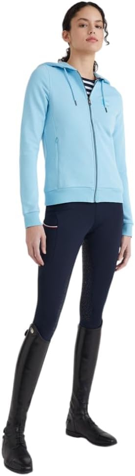 Tommy Hilfiger Sweatjacke Style Damen Gr. S Hellblau