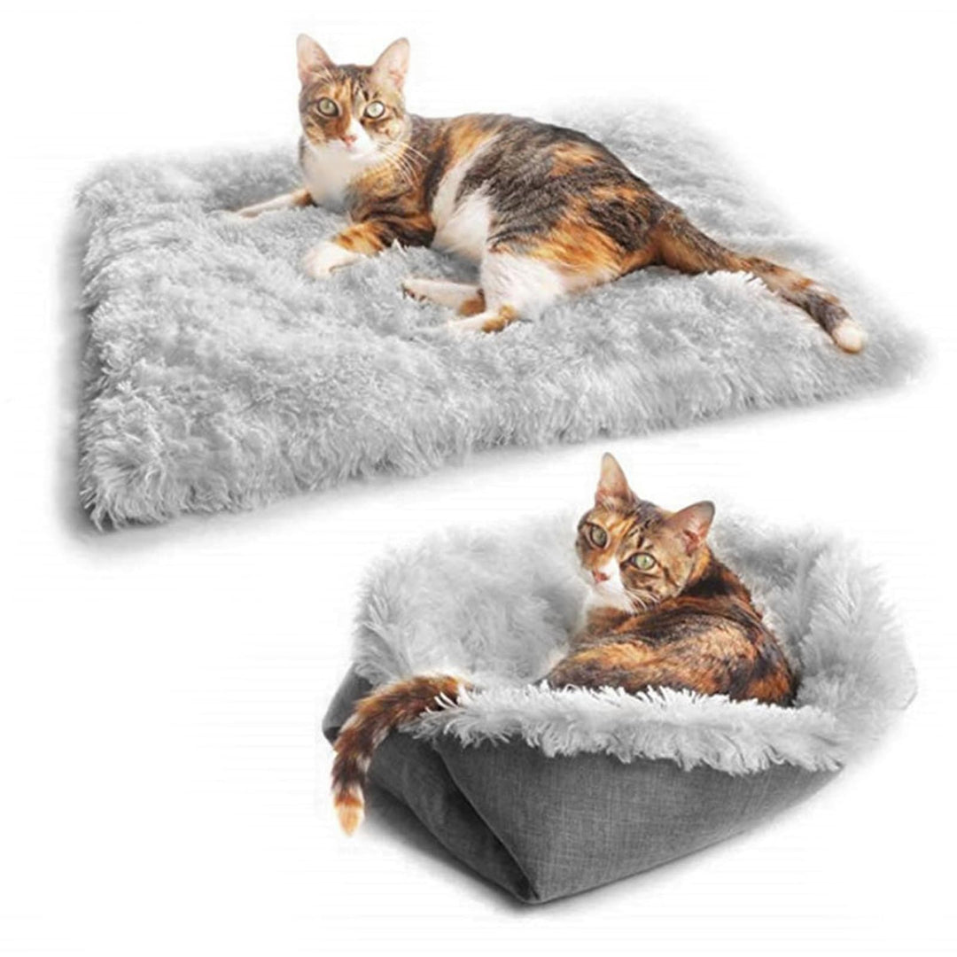 Katzendecke Selbstwärmend, Selbstheizende Katzendecke, 2 in 1 Katzenbett Haustierbett Katzensofa, Gr