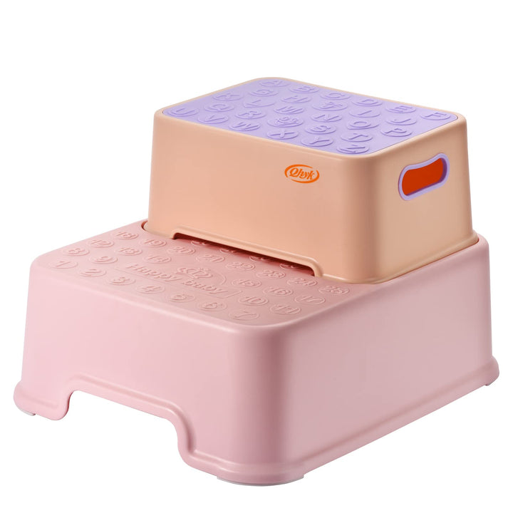 Tritthocker, zweistufiger Tritthocker für Kinder, Trennbar Separate Nutzung, Trittschemel für Toilet