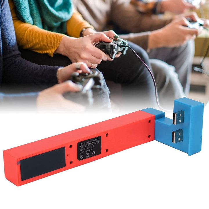 Sxhlseller Game Adapter, für Wired Controller Gamepad, für NSW Game Console, 4 Ports Adapter mit 2 U