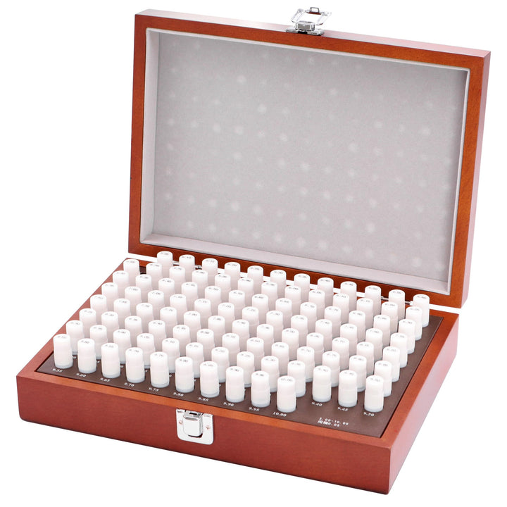 Prüfstifte-Satz 4,01-5 mm, Präzisions-Messstifte 100 Stk. Grösse ±2 µm, &amp;