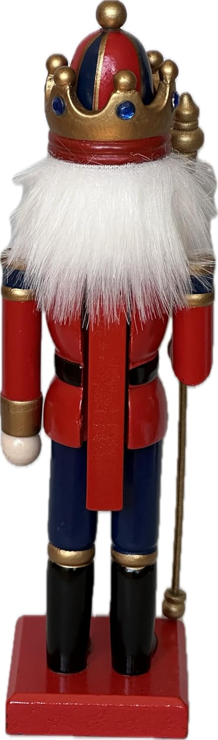 MaRab Traditionelle Nutcracker Nussknacker Aus Holz ca. 25 cm hoch Tisch - Deko