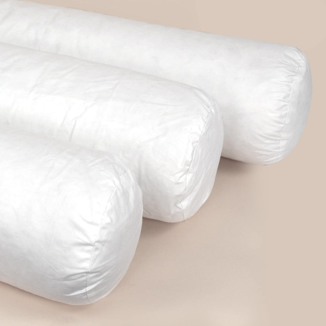 Nackenrolle 160 cm Grizz 'lit Federn – 100% Entenfedern 160 Weiss, 160 Weiss