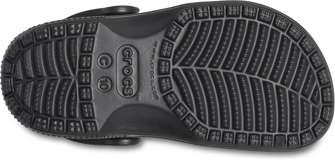 Crocs Unisex Kinder Classic Clog T Holzschuh 22/23 EU Schwarz, 22/23 EU Schwarz