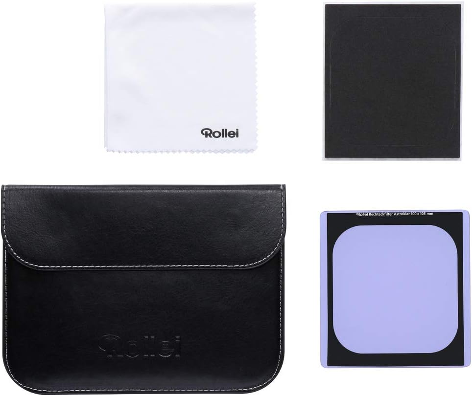 Rollei Astroklar Nachtlicht Light Pollution Filter – 100mm Rechteckfilter Stadtlicht-Filter für Nach