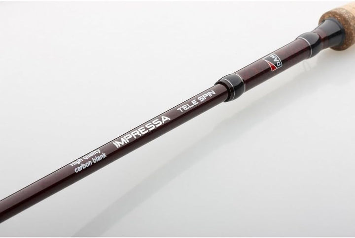 Dam Impressa Telescopic Travel Spinning Combo, Freshwater Angler Fishing Rod & Reel Pike Perch & Zan