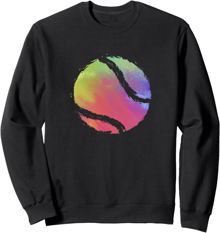 Tennis Tennisschläger Water Splash Tennisball Tennisspieler Sweatshirt
