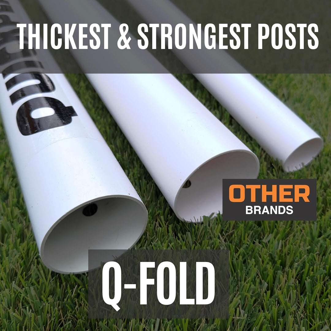 QUICKPLAY Q-Fold Match Fussballtor für Garten Kinder und Erwachsene | 30 Sekunden faltbares für einf