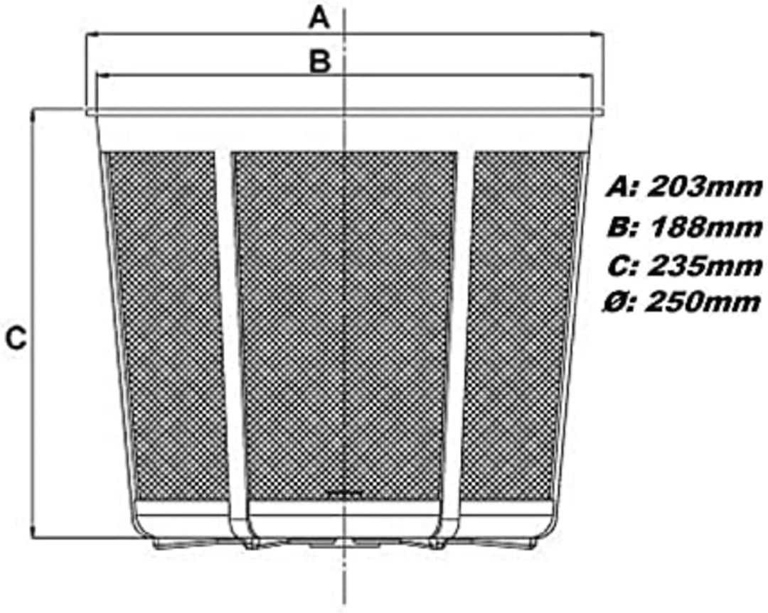 Uzman Filterkorb Regenfilter Regenwasserfilter Feinfilter Filterkorb für Regenwasser Filter