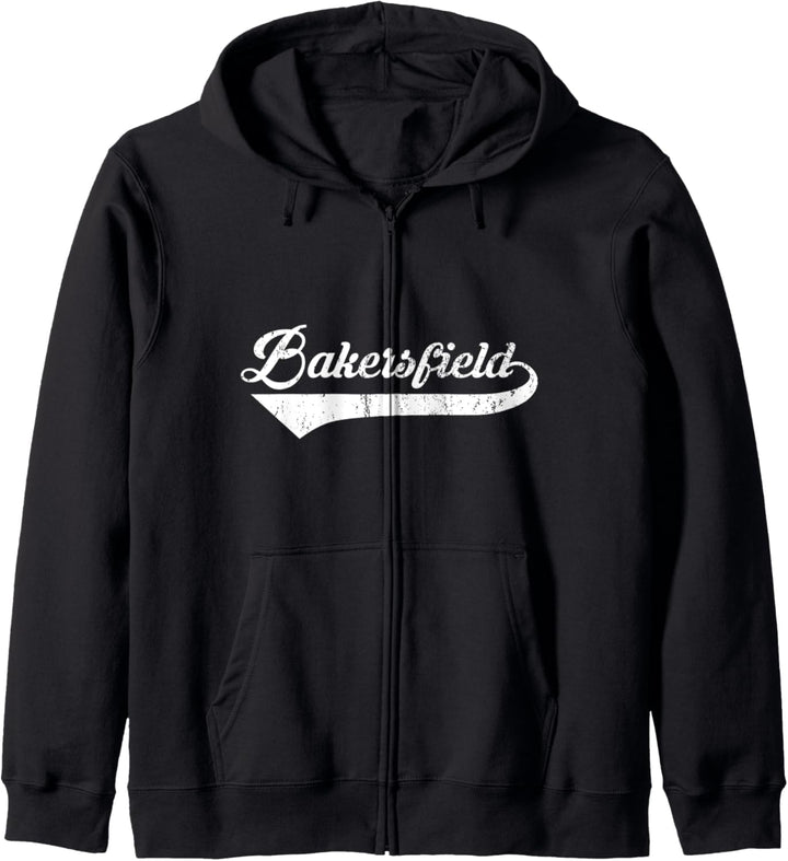 Bakersfield Stadt CaliforniaVintage Retro Style design Kapuzenjacke