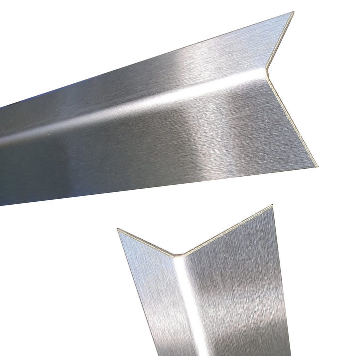Edelstahl Winkelprofil V4A Länge 1000 mm Schenkel 100 x 100 mm Edelstahl Kantenschutz Wst.14571 Edel