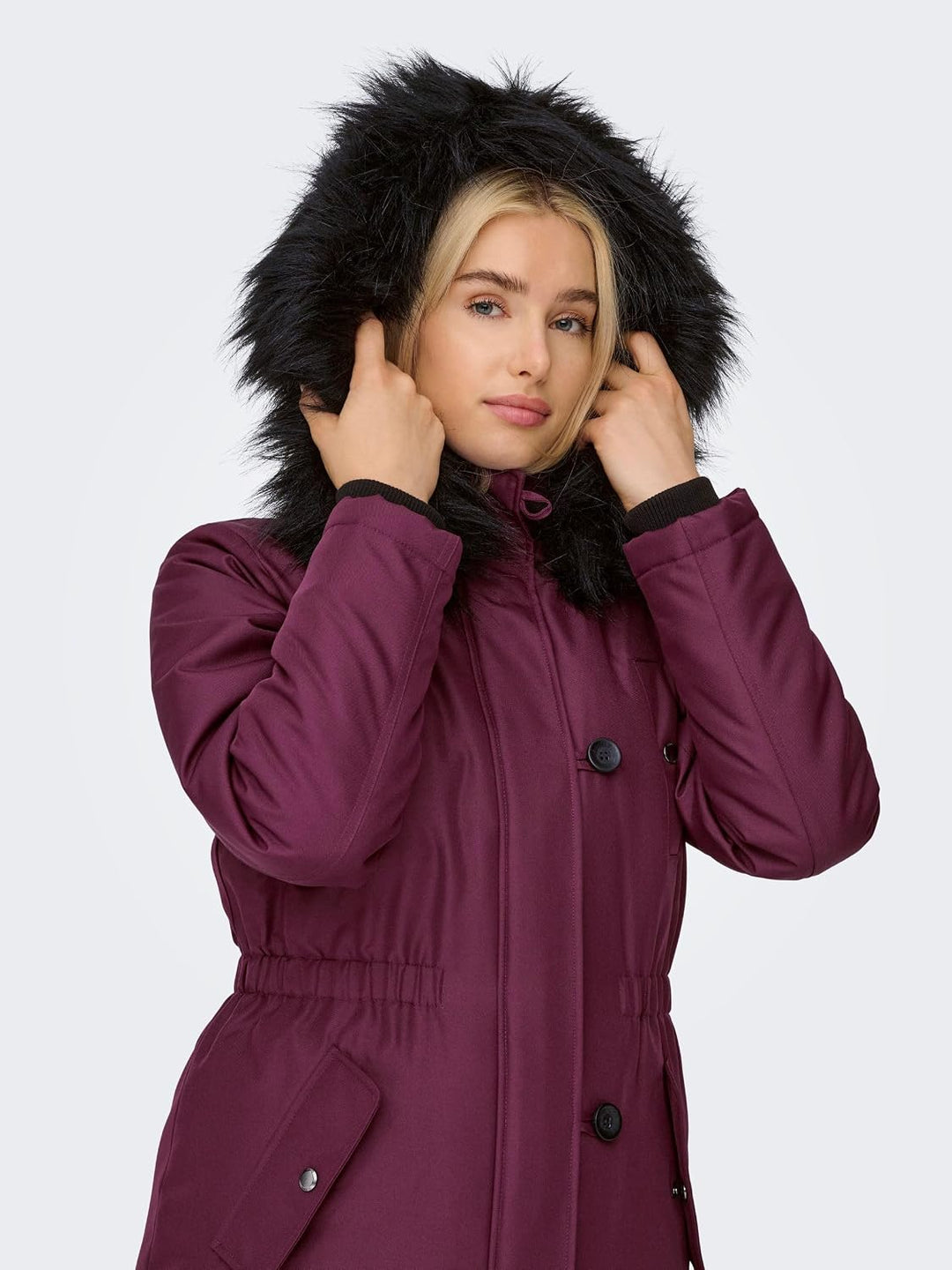 ONLY Female Langer Parka ONLIRIS Langer Parka M Fig, M Fig