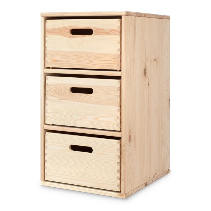 Ehrenkind® Regal für Kinderzimmer – Praktisches Aufbewahrungssystem aus Kiefer für Spielzeug und Ord