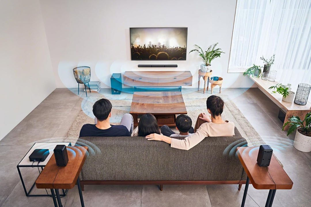 Sony HT-S40R 5.1ch 600W Soundbar für TV mit Subwoofer und kabellosem Rear Speaker mit Bluetooth Sing